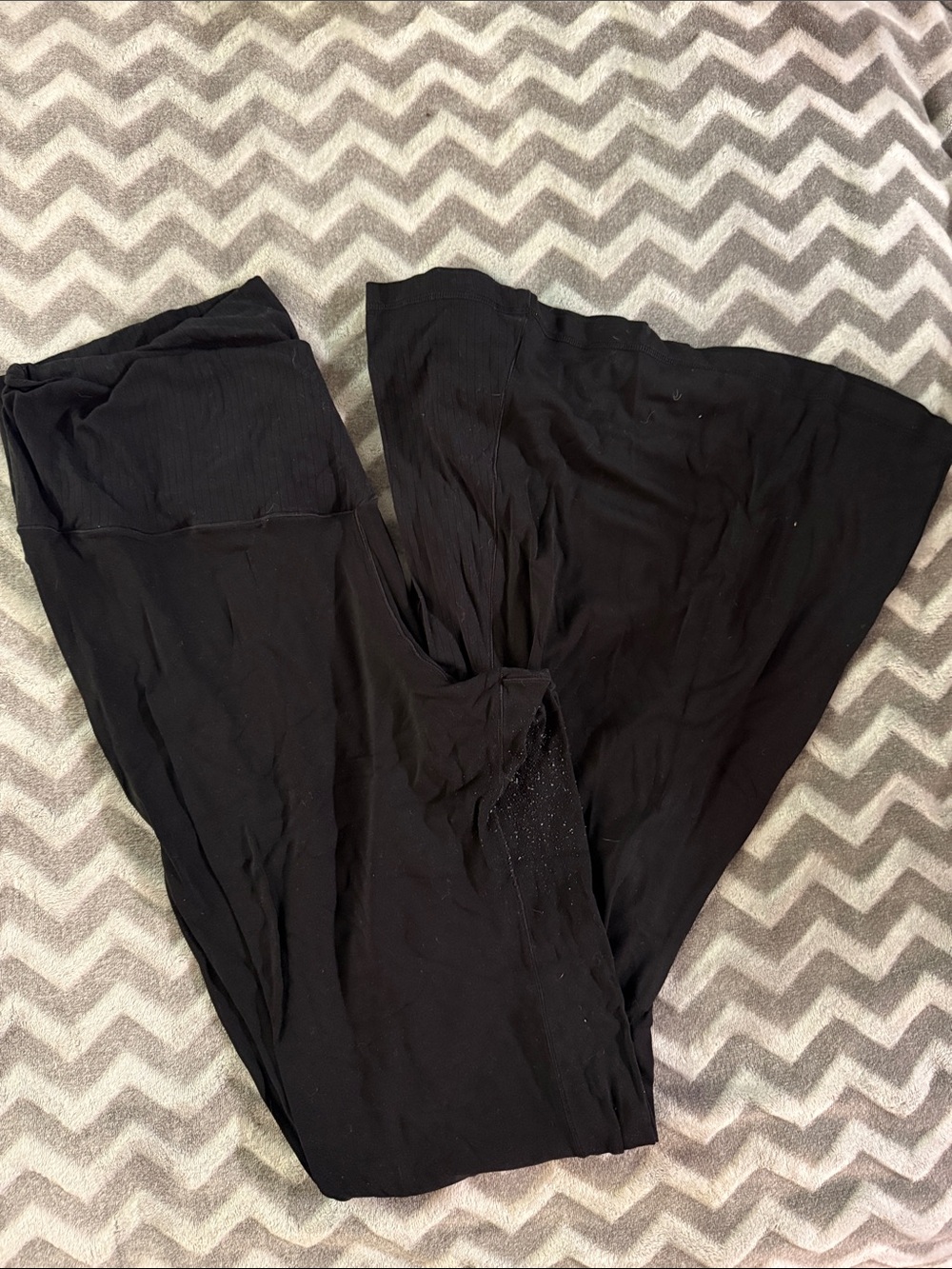 Black Wide-Leg Women’s Yoga Pants